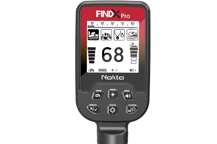 Preview: Nokta FINDX Pro Metalldetektor &amp; Nokta Kopfhörer &amp; Detektortasche &amp; Gra